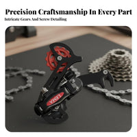 Mountain Bike Rear Derailleur Smooth Gearing 6/multiple Gears Derailleur Stable High-Performance Bike Rear Gear Mech for Rough Terrain Biking