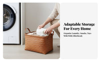 Wovendesign Tote with Handles adaptable Laundry Hamper adaptable