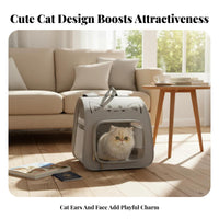 Breathable Pet Carrier Backpack Lightweight Space Capsule Pet Bag Spacious Interior for Small Creature Owners, Travelers, Outdoor