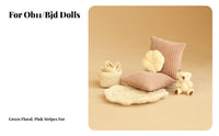 Soft Cushion Design BJD Doll Lazy Sofa Handmade OB11 Doll Couch Handmade for Hobbyists, Adults, Miniature Scene, Living Room, Display Shelf