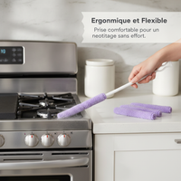 Japanese Gap Cleaning Brush with Electrostatic Dust Removal Duster for Air Conditioners and Musical Instruments