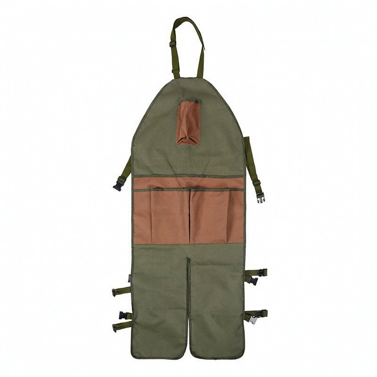 Water-Resistant Split-Leg Apron Waterproof Apron with Pockets Multi-Pocket Adjustable for Gardeners, Florists, Gardening, Harvesting, Orchard