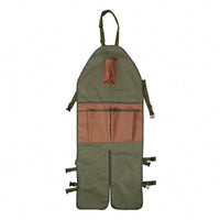 Water-Resistant Split-Leg Apron Waterproof Apron with Pockets Multi-Pocket Adjustable for Gardeners, Florists, Gardening, Harvesting, Orchard