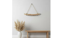 Driftwood Wall Hanger Artisanal Appearance Bohemian Key Rack Versatile Rustic Entryway Hook Rack for Bedroom, Kitchen