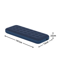 Inflatable Mattress Side Inflation Port Single Layer Air Mattress Padded