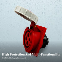 32A Refrigerated Container Plug Waterproof Industrial Connector Retardant Waterproof Electrical Connector for Electricians