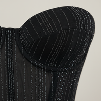 Women's Sexy Backless Boned Bustier Corset Top