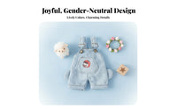 1/12 Scale Doll Overalls Miniature Cute Suspender Pants Body Doll Clothes for BJD Hobbyists