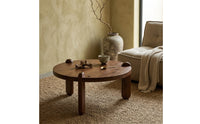 Round Coffee Table Minimalist Round Coffee Table Table Sculptural Furniture for Living Room, Lounge, Reading Corner