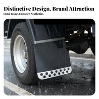 2 Pieces Car Mud Flap Waterproof Mud Flaps Weather Resistant Vehicle Mudguard for Rainy Days