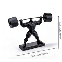 Bodybuilder Figurine Fitness Gym Ornament Masculine Desk Figurine for Bodybuilders
