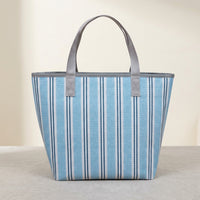 Lunch Box and Tote Bag Set of 2 for School Picnic, Insulated Bag with Aluminum Foil Lining, Large Capacity Cool Bag, Waterproof Picnic Bag Men