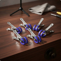 6 Pieces Woodwind Repair Clip Compact Key Pad Clamp Lightweight Woodwind Repair Tool