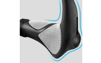 Handlebar Grips with Horns Non-Slip Horn Two-Wheeler Grips Textured One-Piece for Cyclists, Long Rides, Mountain Biking