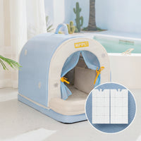 Pet Cooling House with Ice Box Easy to Clean Cooling Cat House Breathable