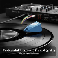 DJ Turntable Audio Pickup Mix and Scratch DJ Turntable Pickup Diamond Tip Spherical Record Playback Point for DJs, Turntablists