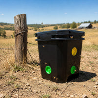 With Lid Square Bee Luring Container Portable Handle Plastic Bee Swarm Catcher Waterproof Beekeeper Swarm Tool Long Service Life for Beekeepers, Farmers, Farm, Garden