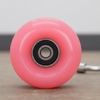 Four-Wheel Glide Wheels Indoor & Outdoor PU Glide Wheels Skating Equipment Shock Absorbing Quiet Function for Beginners