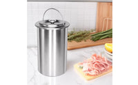 Multifunctional Meat Cooker with Thermometer Easy to Clean Cylindrical Meat Steaming Pot Kitchenware for Kitchen