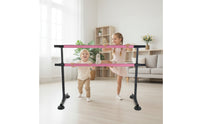 Dance Barre with Suction Cups Dual-Bar Double Dance Barre Movable for Bedroom
