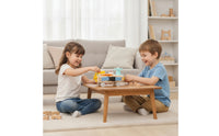 Busy Car Educational Sensory Board with Wheels Wooden Busy Board Fine Motor Car Dashboard Toy Interactive for Toddlers, Playroom