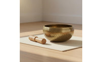 Handmade Tibetan Singing Bowl Deep Relaxation Meditation Sound Bowl for Mindful Movement Practice, Home Decor