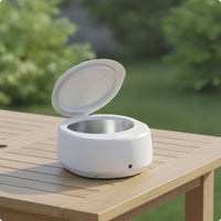 Jewelry Cleaner with Hinged Lid Compact Cleaner with Stainless Steel Tank Countertop Vibrational Bath for Home, Travel