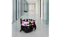 Cleaning Supplies Organizer with Wheels Portable Cleaning Bag with Trolley Large