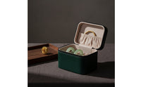 Zippered Bangle Organizer Box Compact Bangle Storage Box Portable Bracelet Organizer Safeguarding for Travelers