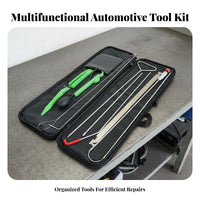 Professional Grade Emergency Car Opening Kit Multifunctional Air Spacer Pump Tool Kit Sturdy Long Reach Grabber Tool Set With Storage Bag for Roadside Assistance Personnel, Locksmiths, Auto Repair Shop, Garage