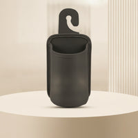 Hanging Car Seat Organizer with Hook Leather-Like Car Organizer with Cup Holder Easy to Clean Compact for Commuters