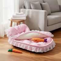 All-Season Pet Bed for Cats and Small Dogs, Washable and Lightweight