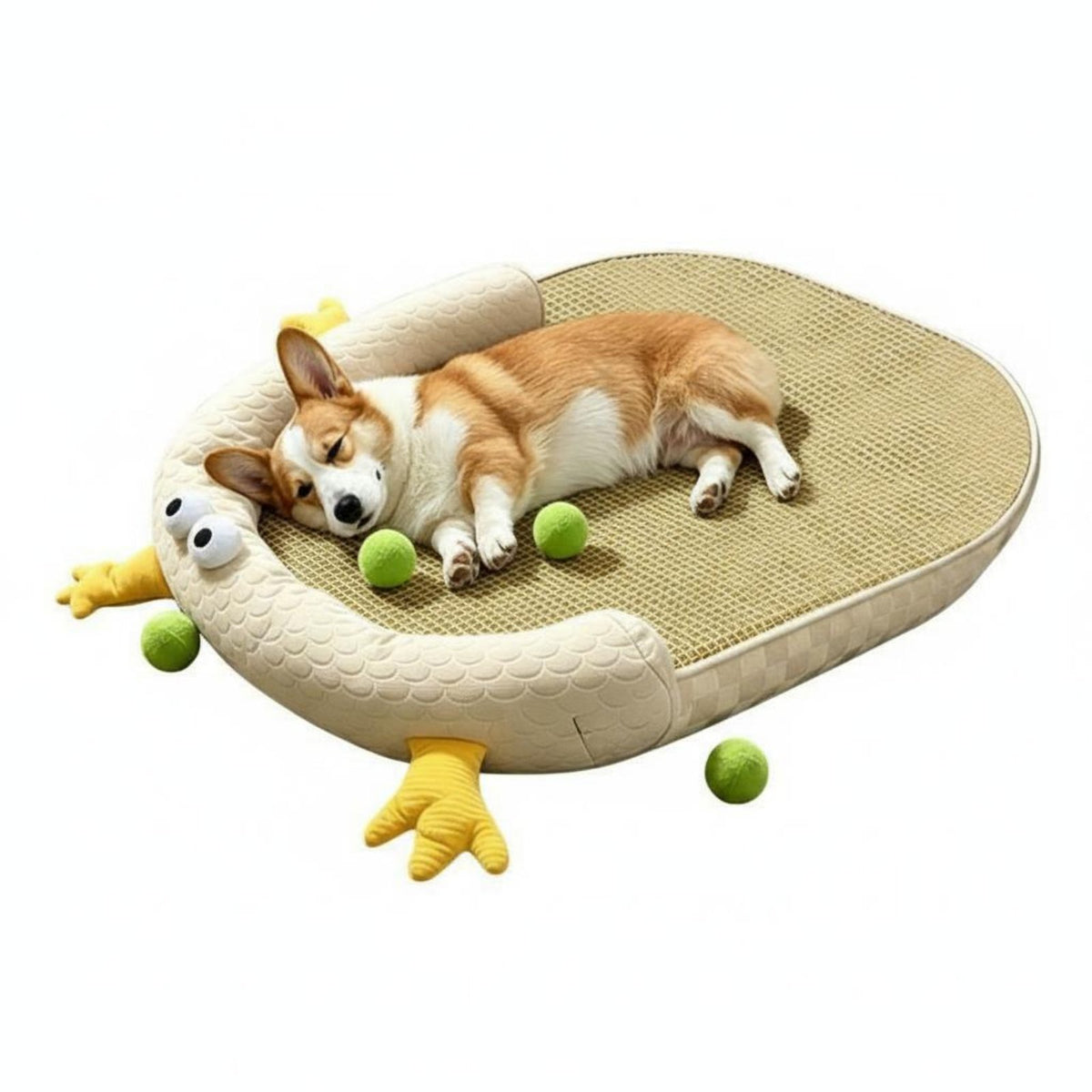 Summer Use Oval Pet Cooling Bed Anti-Slip Dog Cooling Mat No Electricity Breathable Dog Mat for Dogs, Cats