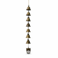 Bronze Owl Wind Chime Owl Wind Chime Vertical Hanging Garden Decor Decorative Outdoor Easy to Hang for Patio