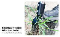 Stand Up Weed Puller Wedder Tool Removes Unwanted Vegetations by the Rhizome Vegetation Remover