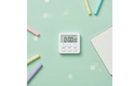 Multifunction Electronic Timer Memory Function Learning Timekeeper Alarm Clock Built-in Kickstand Electronic Stopwatch Timer for Learning, Cooking