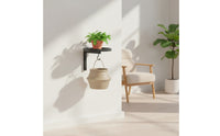 Wall Plant Shelf with Hook Indoor Metal Plant Bracket with Shelf Hanging Planter Bracket Modern Easy to Install