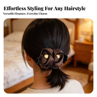 Updo Hair Clip Elegant Design Ponytail Holder Claw Versatile Styling Decorative Updo Hair Holder for Women, Adults, Daily Wear, Office, Parties