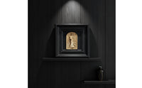 Sculptural Relief Modern Wall Art with Frame Contemporary Painting for Entryway