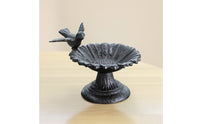 Cast Metal Avian Feeder Rustic for Gardeners, Patio, Balcony