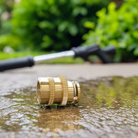 Quick-Connect Adapter 1/4-Inch Pressure Washer Adapter Quick-Connect Fitting Brass Metal