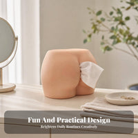 Organic Shape Decorative Tissue Box Holder Minimalist Sculptural Tissue Box Cover Home Accent