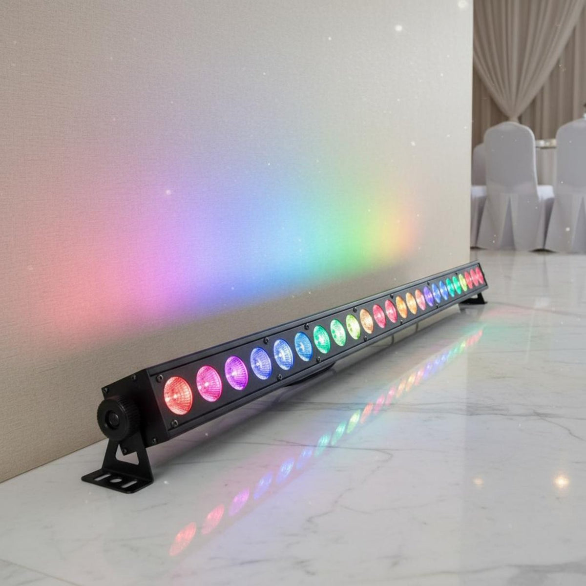 Segment Control 24-LED Bar Light Vivid Colors Wash Light Bar for Professionals