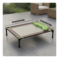 Raised Pet Bed Waterproof Raised Pet Cot Removable and Washable Outdoor Bed for Dogs, Indoor, Outdoor