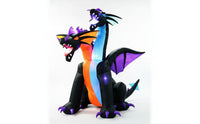 Two-Headed Dragon Inflatable Halloween Inflatable Dragon Easy Setup Decoration for Lawn, Porch