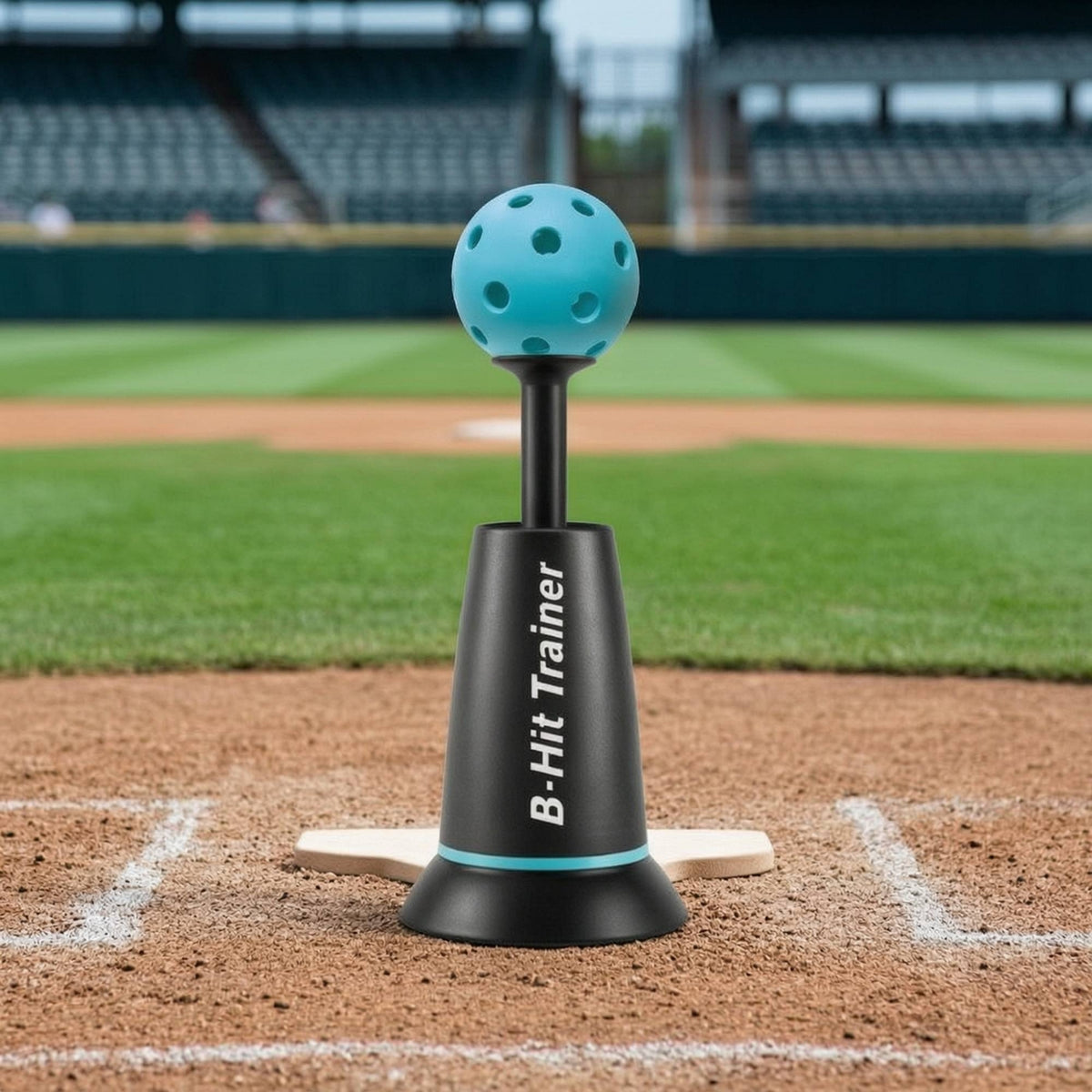 Baseball Batting with Practice Ball Solo Baseball Hitting with Tethered Ball Portable Adjustable Batting Tee for Beginners, Kids, Home