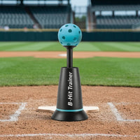 Baseball Batting with Practice Ball Solo Baseball Hitting with Tethered Ball Portable Adjustable Batting Tee for Beginners, Kids, Home