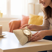Versatile Watch Display Pillow Soft Bracelet Holder Pillow Compact Jewelry Display Holder Scratch-Resistant for Countertop Presentation
