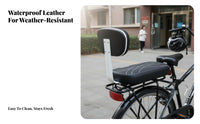 Comfortable Cycle Rear Seat with Backrest Universal Fit Child Bike Seat Long-Lasting for Children