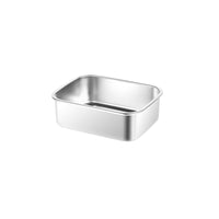 304 Stainless Steel Food Storage Container with Strainer, Food-Grade, Multi-Functional Frying Basket, Sealed Storage Box